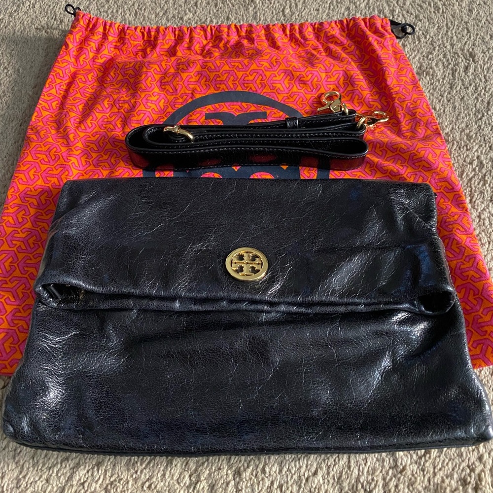 Used Tory Burch clutch/messenger bag